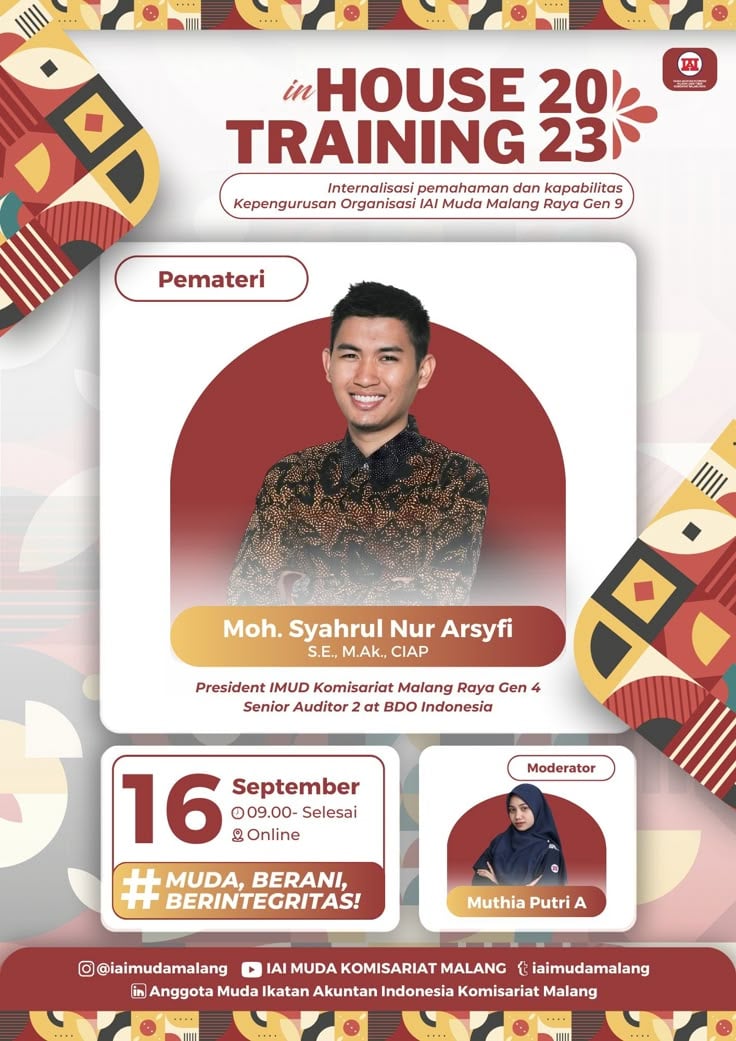 In House Training IAI Muda Malang Raya